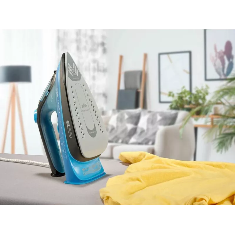 Braun FI3194BK strijkijzer keramische zoolplaat 2400 W zwart, blauw