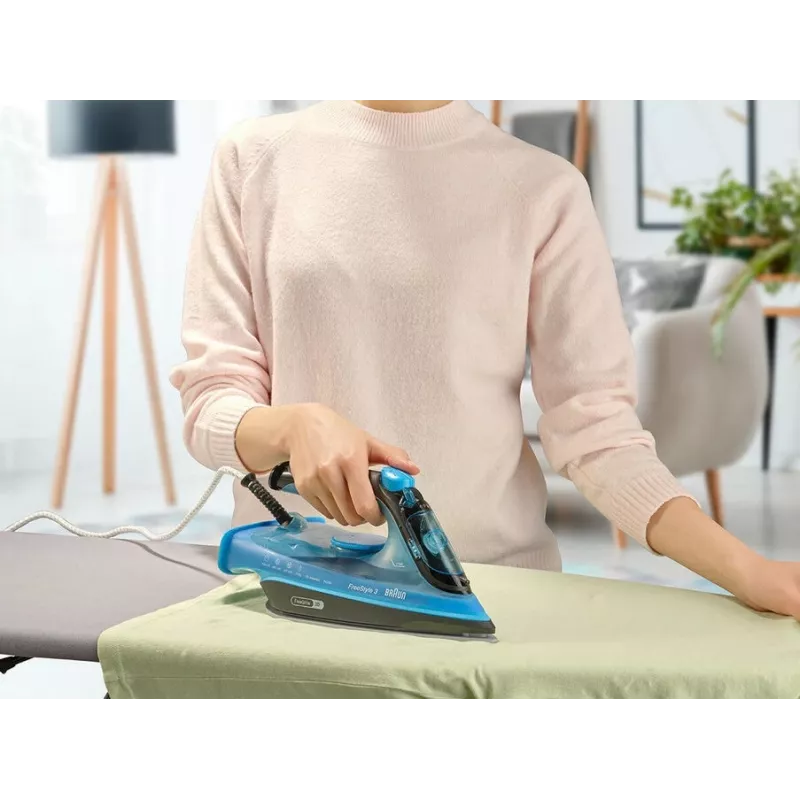 Braun FI3194BK strijkijzer keramische zoolplaat 2400 W zwart, blauw