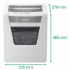 Leitz IQ Office papierversnipperaar Security P5, microsnede, 22,3 cm, 2 x 15 mm, 23 l, 250 vel, 55 dB
