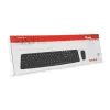 Equip 245201 toetsenbord muis inclusief kantoor USB QWERTY Spaans zwart