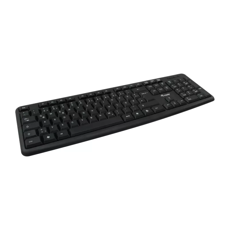 Equip 245201 toetsenbord muis inclusief kantoor USB QWERTY Spaans zwart