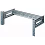Equip EZR-DIN-4 19-inch DIN-railmodule 2U, RAL 7035