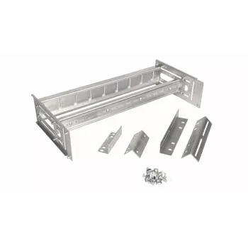 Equip EZR-DIN-4 19-inch DIN-railmodule 2U, RAL 7035