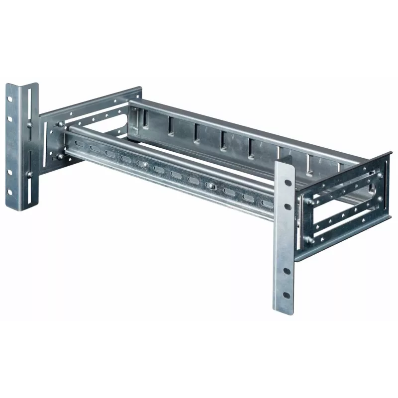 Equip EZR-DIN-4 19-inch DIN-railmodule 2U, RAL 7035