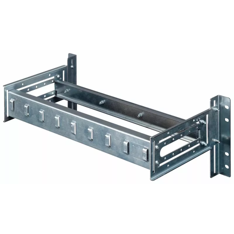 Equip EZR-DIN-4 19-inch DIN-railmodule 2U, RAL 7035