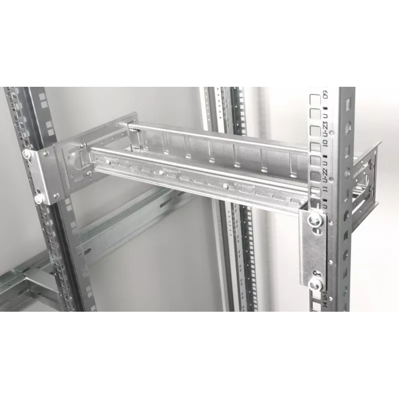 Equip EZR-DIN-4 19-inch DIN-railmodule 2U, RAL 7035