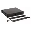 Lade-eenheid Equip afsluitbare lade 19' 2U RAL9005 zwart