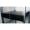 Lade-eenheid Equip afsluitbare lade 19' 2U RAL9005 zwart