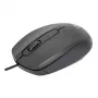 Manhattan Comfort II USB-kabelmuis, zwart, 1000dpi, USB-A, optisch, dubbelhandig, draagbaar/compact, drie knoppen met scrollwiel, drie jaar garantie