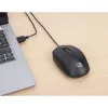 Manhattan Comfort II USB-kabelmuis, zwart, 1000dpi, USB-A, optisch, dubbelhandig, draagbaar/compact, drie knoppen met scrollwiel, drie jaar garantie