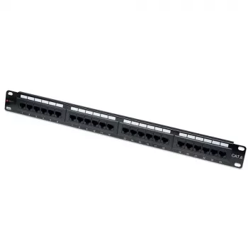 Techly patchpanel UTP 24 poorten RJ45 Cat.6 I-PP 24-RU-C6T, IEEE 802.3, IEEE 802.3ab, IEEE 802.3u, 10/100/1000Base-T(X), Fast Ethernet, Gigabit Ethernet, 1000 Mbit/s, RJ-45, goud