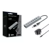 Conceptronic HUBBIES20GP 7-poorts USB 3.0-hub met voeding, 5Gbps, USB-C x 3, USB-A x 4