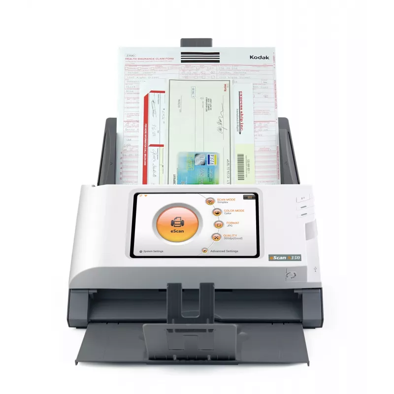 Plustek eScan A350 Essential ADF-scanner 600 x 600 DPI A4 zwart, wit