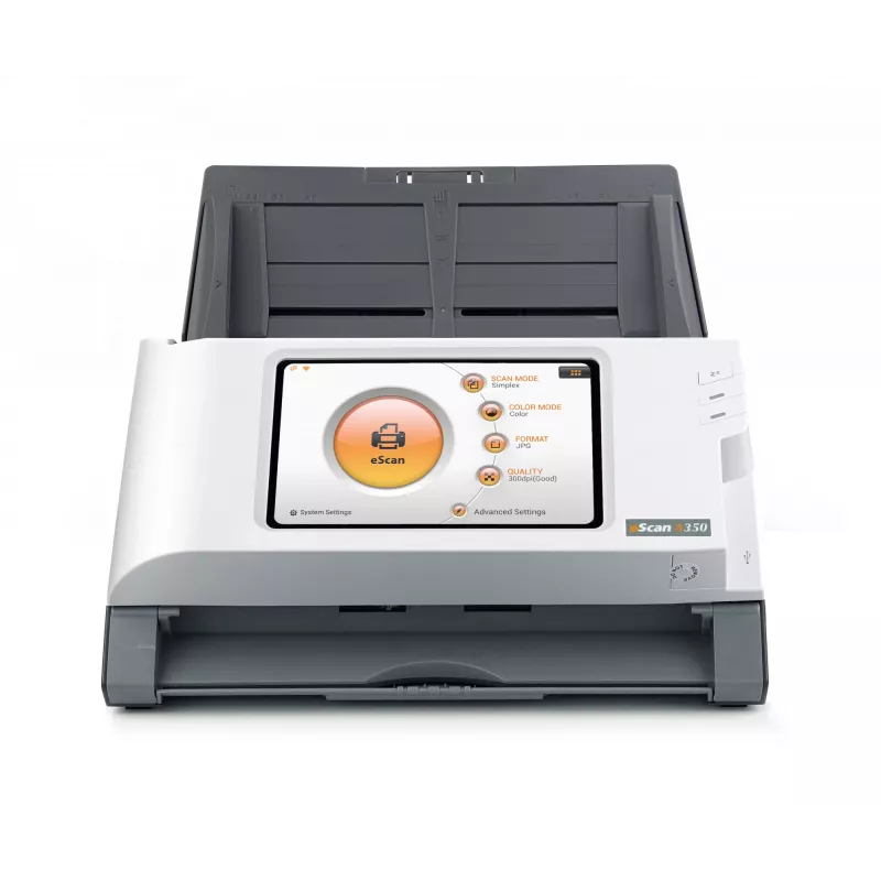 Plustek eScan A350 Essential ADF-scanner 600 x 600 DPI A4 zwart, wit