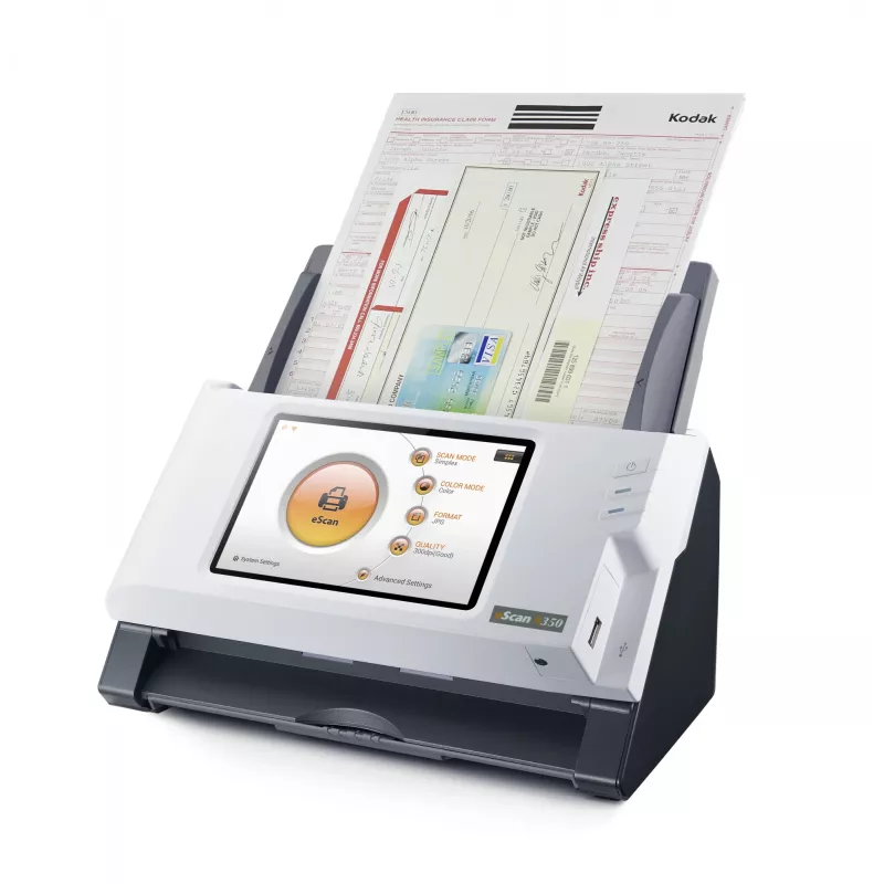 Plustek eScan A350 Essential ADF-scanner 600 x 600 DPI A4 zwart, wit
