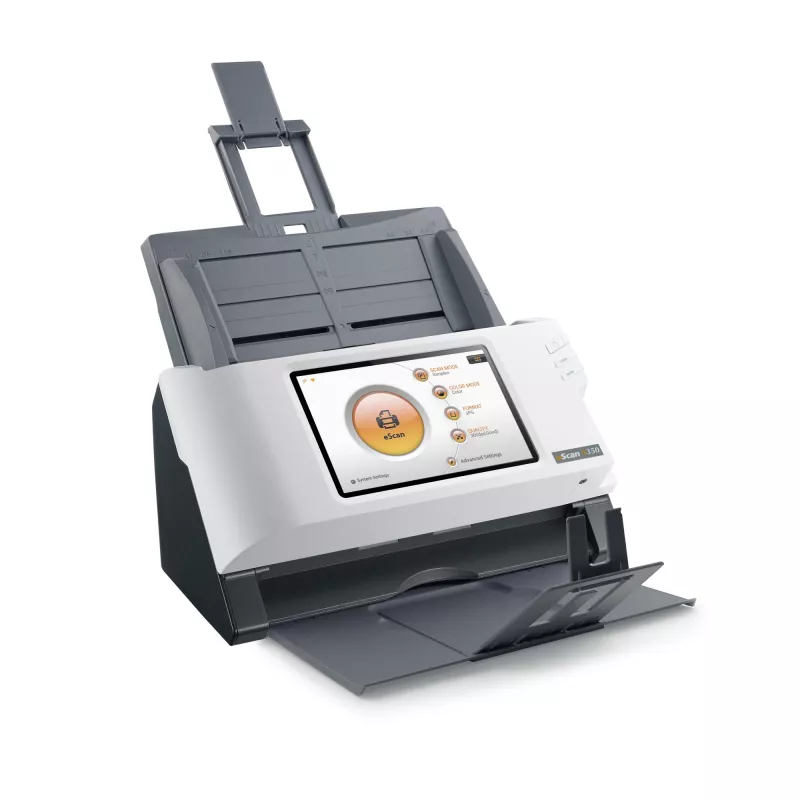 Plustek eScan A350 Essential ADF-scanner 600 x 600 DPI A4 zwart, wit
