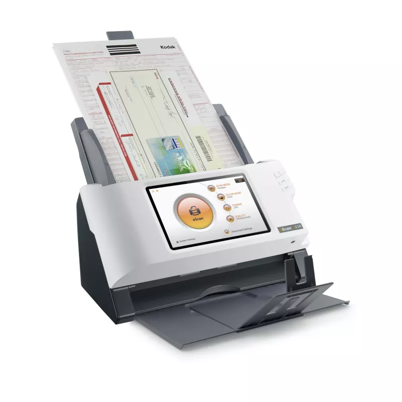 Plustek eScan A350 Essential ADF-scanner 600 x 600 DPI A4 zwart, wit