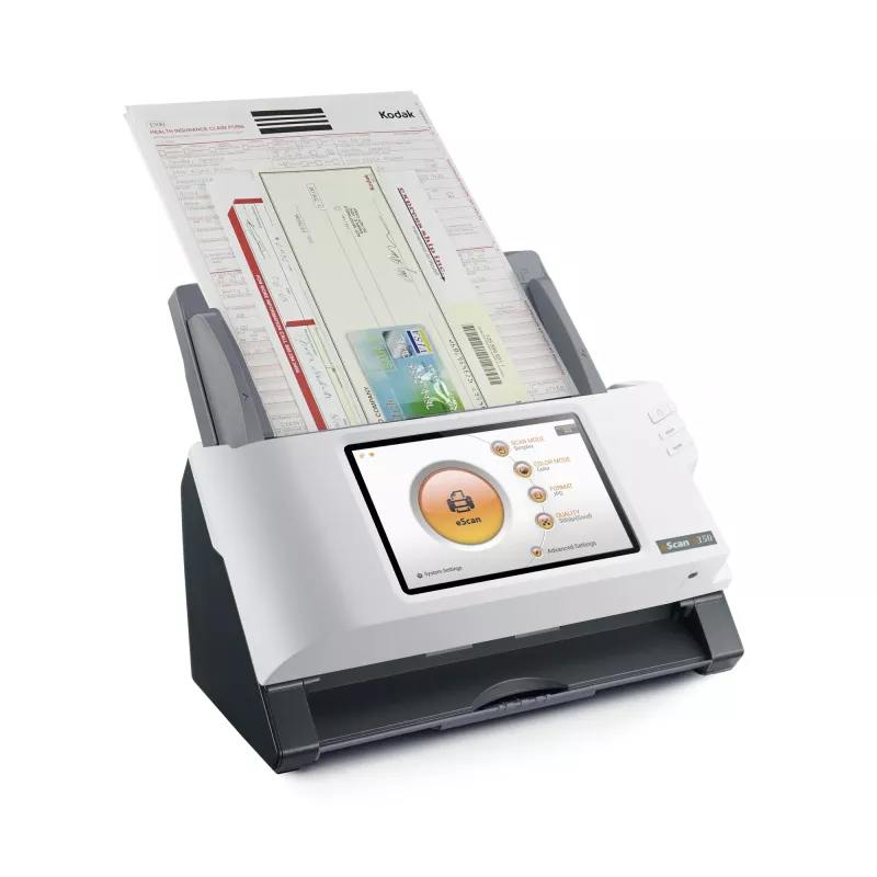 Plustek eScan A350 Essential ADF-scanner 600 x 600 DPI A4 zwart, wit