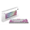 MSI FORGE GK600 TKL draadloos gamingtoetsenbord, QWERTZ DE, violet