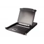 Rack-console Secomp CL5708MW 17,3 inch (43,9 cm) LCD 1920×1080, USB/PS/2 toetsenbord & muis, VGA, 1U, zwart
