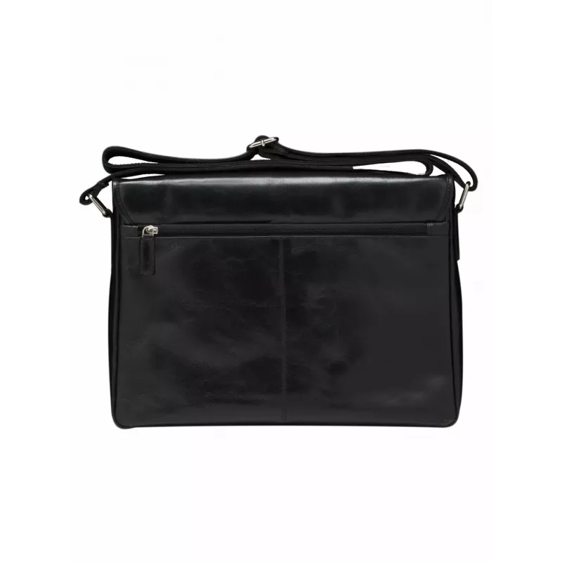 Messenger-tas dbramante1928 Marselisborg 14 inch Hunter dark unisex schouderband effen