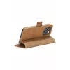 Wallet case dbramante1928 iPhone 14 Pro Max tan 3 kaartvakken