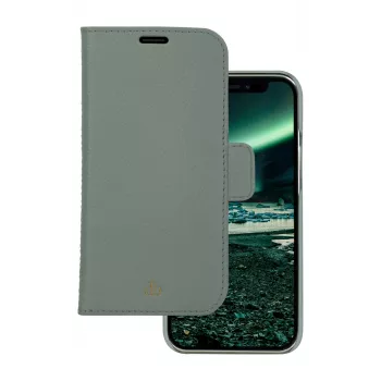 Wallet case dbramante1928 New York voor iPhone 13 Pro, groen, 3 kaartvakken, geschikt voor 6,1 inch (15,5 cm)