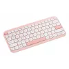 Draadloos ASUS Marshmallow KW100 75%-Bluetooth-toetsenbord — QWERTZ Duits, schaarschakelaars, roze