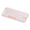 Draadloos ASUS Marshmallow KW100 75%-Bluetooth-toetsenbord — QWERTZ Duits, schaarschakelaars, roze