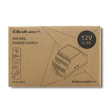 DIN-rail voeding QOLTEC 50920, eenfasig, voor industriële installaties