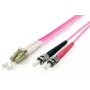 Equip LC/ST glasvezel-patchkabel, OM4, 5m, 5 m, OM4, LC, ST