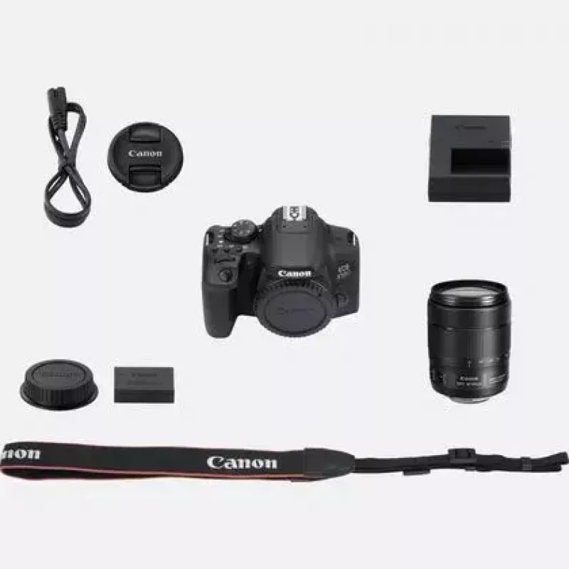 Canon EOS 850D SLR camera-kit 24,1 MP CMOS 6000 x 4000 pixel zwart