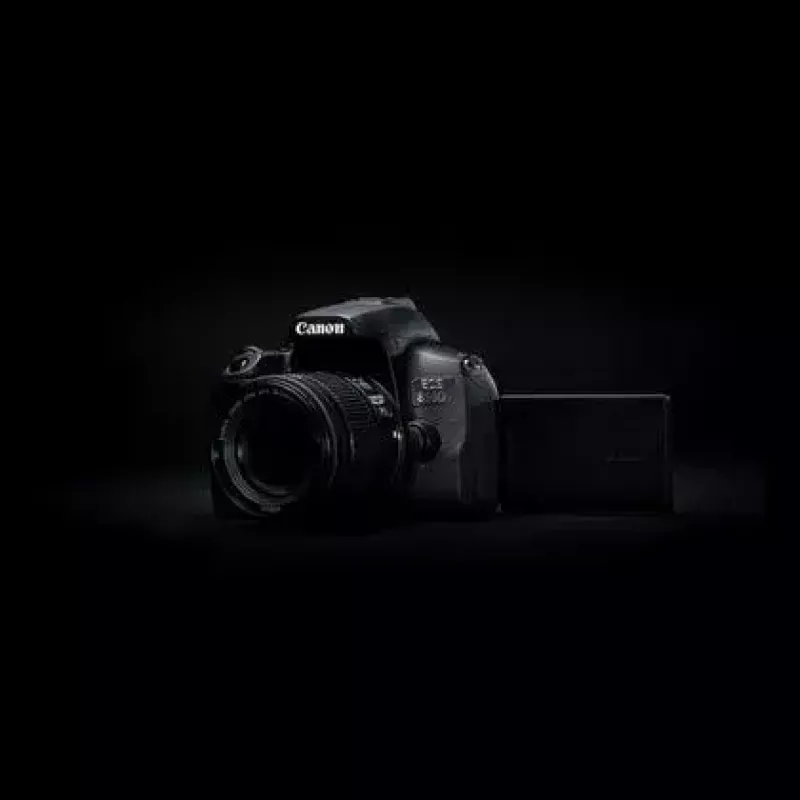 Canon EOS 850D SLR camera-kit 24,1 MP CMOS 6000 x 4000 pixel zwart