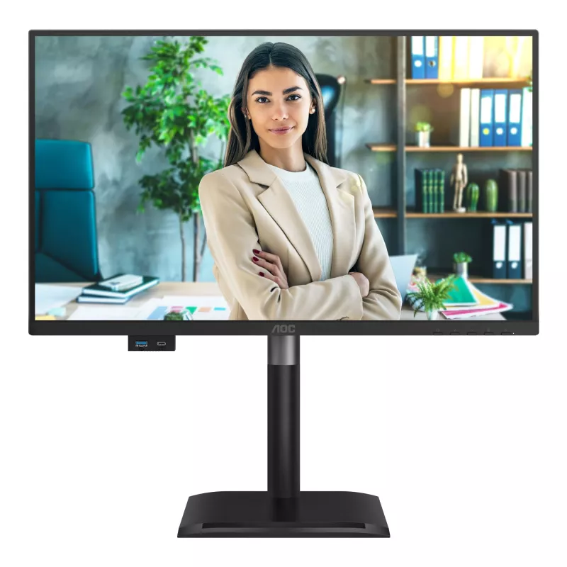 AOC 24P4CV computermonitor 60,5 cm (23,8 inch) 1920 x 1080 pixel Full HD LED zwart