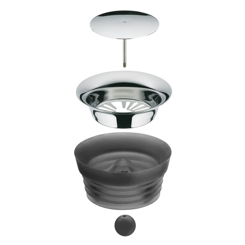 WMF 0617706040 kan 1 L zwart, transparant