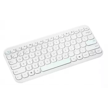 Draadloos Bluetooth-toetsenbord ASUS KW100 Marshmallow – 75%-layout, QWERTZ, schakelaars met schaarmechanisme, wit