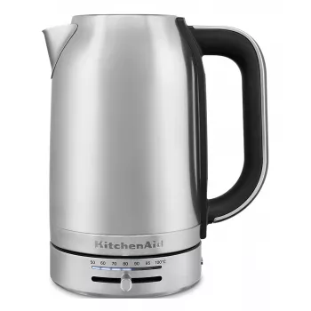 KitchenAid 5KEK1701ESX waterkoker 1,7 l 2400 W zwart, roestvrij staal