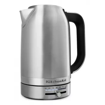 KitchenAid 5KEK1701ESX waterkoker 1,7 l 2400 W zwart, roestvrij staal