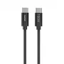 Hama Fabric USB-kabel USB 2.0 1,5 m USB C zwart