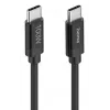 Hama Fabric USB-kabel USB 2.0 1,5 m USB C zwart