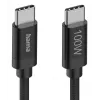 Hama Fabric USB-kabel USB 2.0 1,5 m USB C zwart