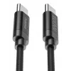 Hama Fabric USB-kabel USB 2.0 3 m USB C zwart