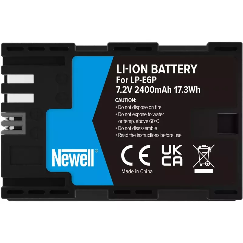 Batterij Newell LP-E6P voor Canon, 7,2V 2000mAh, oplaadbare camera-accu