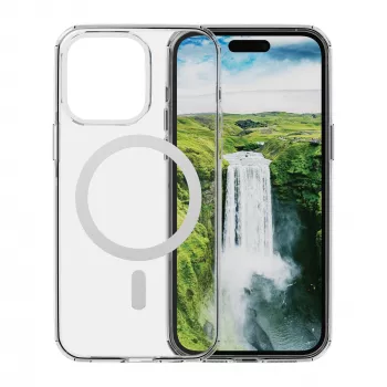 Cover dbramante1928 Iceland Ultra D3O MagSafe iPhone 15 ProM transparant