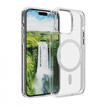 Cover dbramante1928 Iceland Ultra D3O MagSafe iPhone 15 ProM transparant