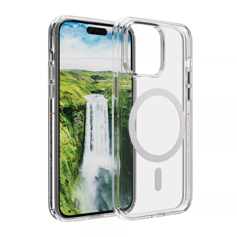 Cover dbramante1928 Iceland Ultra D3O MagSafe iPhone 15 ProM transparant