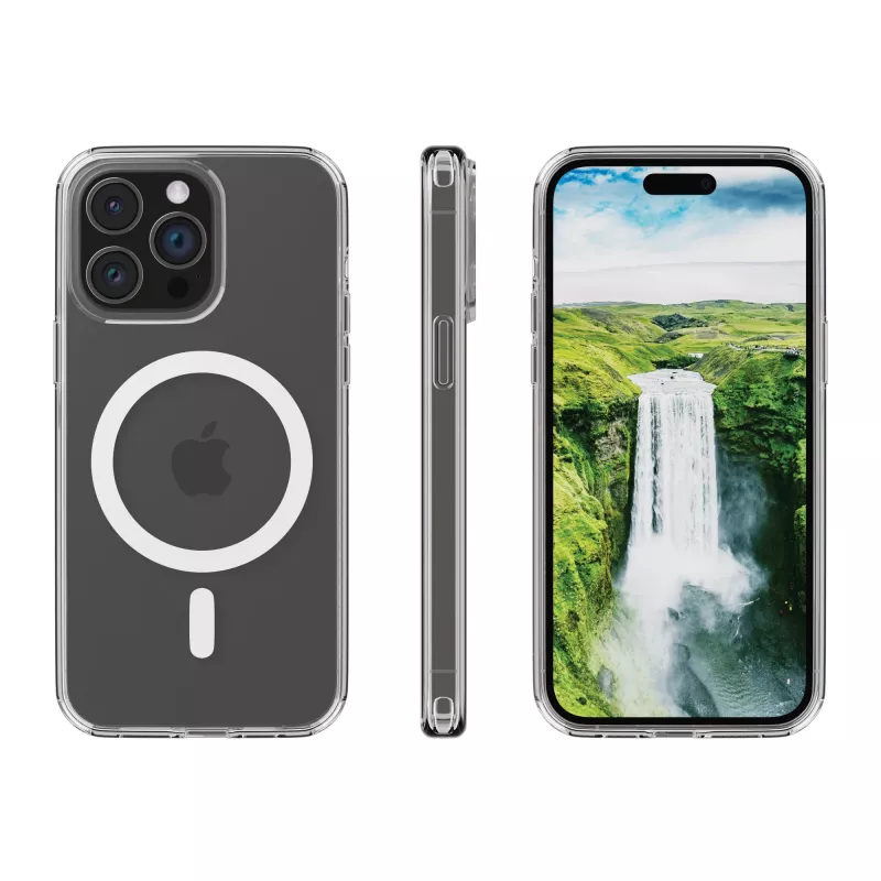 Cover dbramante1928 Iceland Ultra D3O MagSafe iPhone 15 ProM transparant