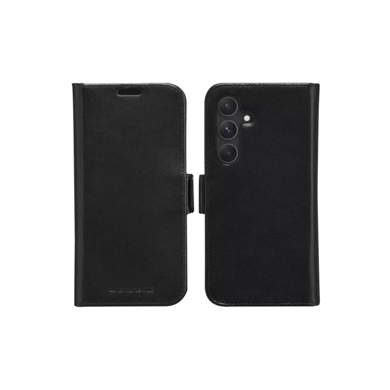 Wallet case dbramante1928 Galaxy S24+ zwart 3 vakken voor kaarten