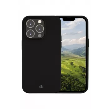dbramante1928 Costa Rica achterkant voor iPhone 14 Pro, siliconen, Night Black