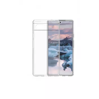 Cover-hoes dbramante1928 Greenland voor Google Pixel 6a, gerecycled kunststof, transparant, voor 15,5 cm (6,1 inch) schermen
